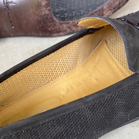 Moreschi Perforated Suede Loafers - Picture 6 of 7